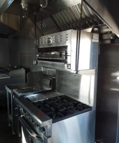 8.5' x 30' Black Pizza Concession Trailer With Appliances 55 8.5' x 30' Black Pizza Concession Trailer With Appliances -Cheap Concession Trailers Shop sam 8042 1