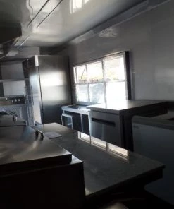 8.5' x 30' Black Pizza Concession Trailer With Appliances 54 8.5' x 30' Black Pizza Concession Trailer With Appliances -Cheap Concession Trailers Shop sam 8044 1