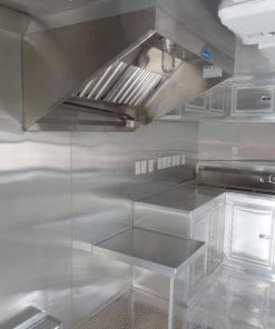 8.5' x 20' Concession Food Trailer Black BBQ Event -Cheap Concession Trailers Shop sam 8053