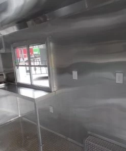 8.5' x 20' Concession Food Trailer Black BBQ Event -Cheap Concession Trailers Shop sam 8054