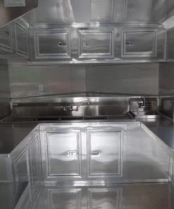 8.5' x 20' Concession Food Trailer Black BBQ Event -Cheap Concession Trailers Shop sam 8055