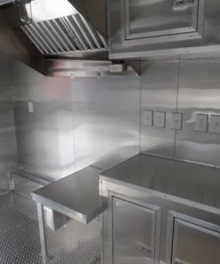 8.5' x 20' Concession Food Trailer Black BBQ Event -Cheap Concession Trailers Shop sam 8063