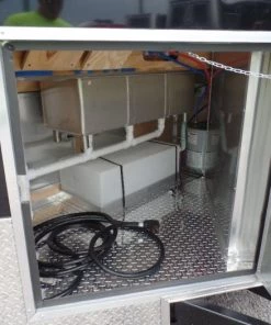 8.5' x 20' Concession Food Trailer Black BBQ Event -Cheap Concession Trailers Shop sam 8066