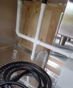 8.5' x 20' Concession Food Trailer Black BBQ Event -Cheap Concession Trailers Shop sam 8068