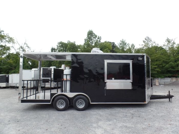 8.5' x 20' Concession Food Trailer Black With Appliances 17 8.5' x 20' Concession Food Trailer Black With Appliances - Image 17