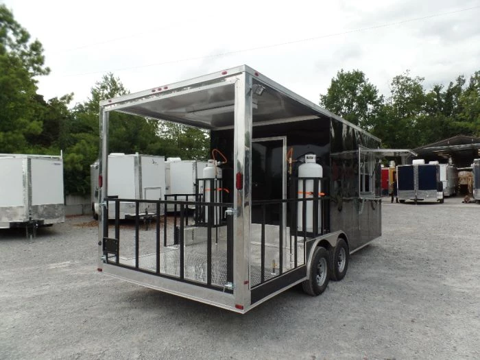 8.5' x 20' Concession Food Trailer Black With Appliances 27 8.5' x 20' Concession Food Trailer Black With Appliances - Image 27