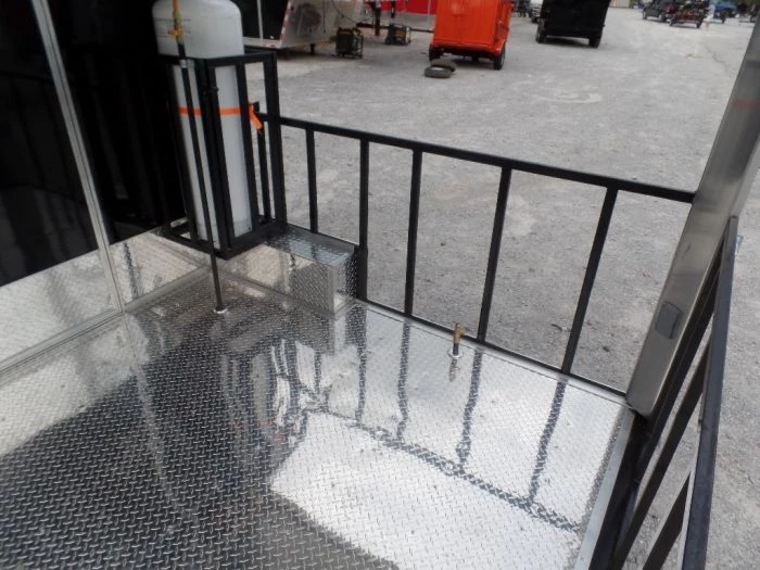 8.5' x 20' Concession Food Trailer Black With Appliances 9 8.5' x 20' Concession Food Trailer Black With Appliances - Image 9