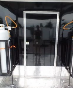 8.5' x 20' Concession Food Trailer Black With Appliances 45 8.5' x 20' Concession Food Trailer Black With Appliances -Cheap Concession Trailers Shop sam 8107