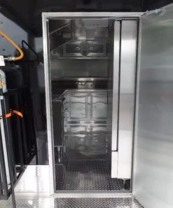 8.5' x 20' Concession Food Trailer Black With Appliances 49 8.5' x 20' Concession Food Trailer Black With Appliances -Cheap Concession Trailers Shop sam 8108