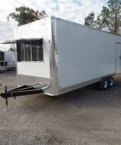 8.5' x 24' White Deck Over Concession Food Trailer 30 8.5' x 24' White Deck Over Concession Food Trailer -Cheap Concession Trailers Shop sam 8153