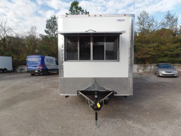8.5' x 24' White Deck Over Concession Food Trailer 18 8.5' x 24' White Deck Over Concession Food Trailer - Image 18