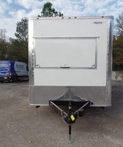 8.5' x 24' White Deck Over Concession Food Trailer 43 8.5' x 24' White Deck Over Concession Food Trailer -Cheap Concession Trailers Shop sam 8155
