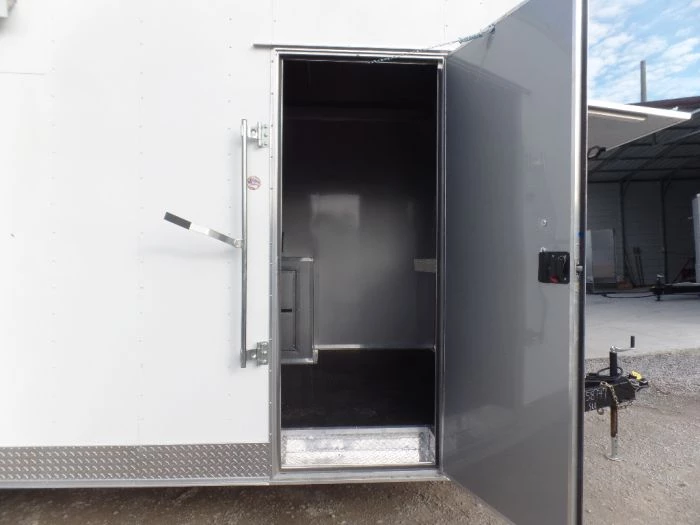 8.5' x 24' White Deck Over Concession Food Trailer 23 8.5' x 24' White Deck Over Concession Food Trailer - Image 23