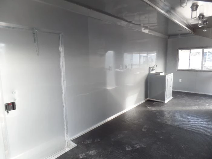 8.5' x 24' White Deck Over Concession Food Trailer 16 8.5' x 24' White Deck Over Concession Food Trailer - Image 16