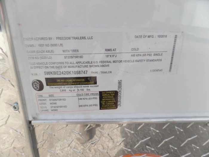 8.5' x 24' White Deck Over Concession Food Trailer 22 8.5' x 24' White Deck Over Concession Food Trailer - Image 22