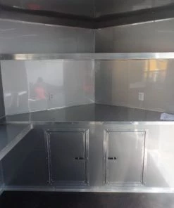 8.5' x 20' White Mobile Office Concession Trailer -Cheap Concession Trailers Shop sam 8206 1