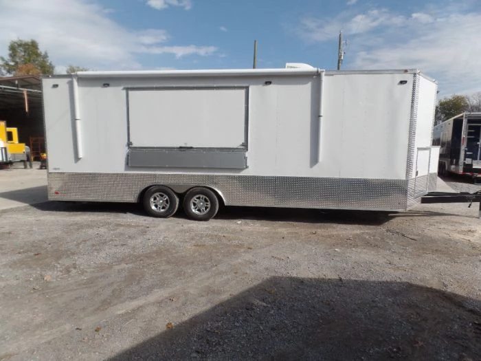 8.5' x 24' White Concession Food Event Trailer 18 8.5' x 24' White Concession Food Event Trailer - Image 18