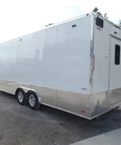 8.5' x 24' White Concession Food Event Trailer 55 8.5' x 24' White Concession Food Event Trailer -Cheap Concession Trailers Shop sam 8214 1