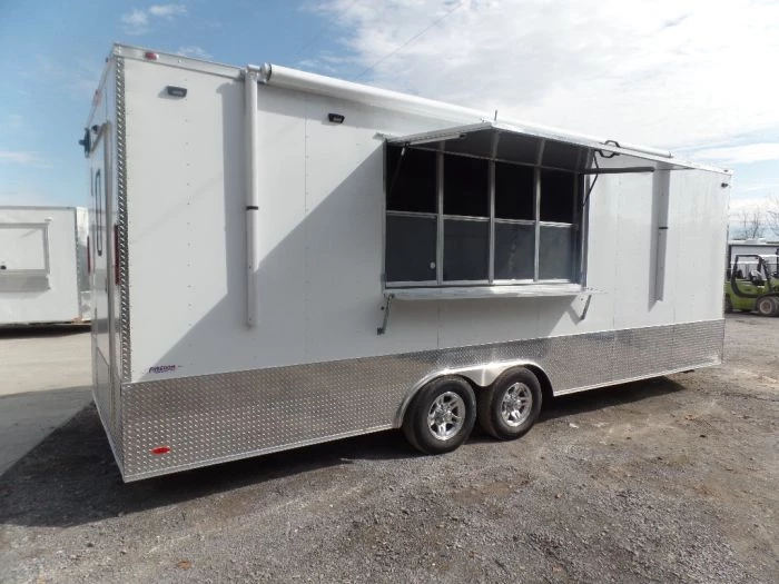 8.5' x 24' White Concession Food Event Trailer 19 8.5' x 24' White Concession Food Event Trailer - Image 19