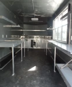 8.5' x 24' White Concession Food Event Trailer 37 8.5' x 24' White Concession Food Event Trailer -Cheap Concession Trailers Shop sam 8224 1