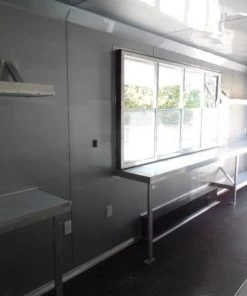 8.5' x 24' White Concession Food Event Trailer 35 8.5' x 24' White Concession Food Event Trailer -Cheap Concession Trailers Shop sam 8230 1