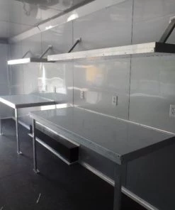 8.5' x 24' White Concession Food Event Trailer 39 8.5' x 24' White Concession Food Event Trailer -Cheap Concession Trailers Shop sam 8231 1
