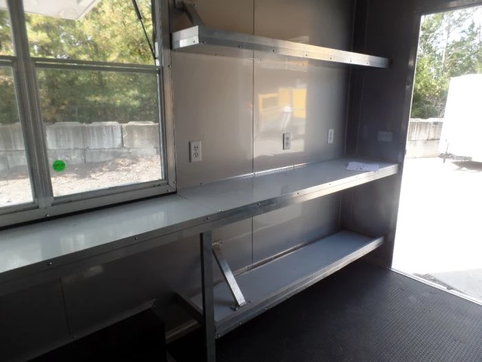 8.5' x 24' White Concession Food Event Trailer 10 8.5' x 24' White Concession Food Event Trailer - Image 10