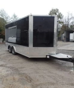 8.5' x 16' Black Event Catering Concession Food Trailer 57 8.5' x 16' Black Event Catering Concession Food Trailer -Cheap Concession Trailers Shop sam 8281