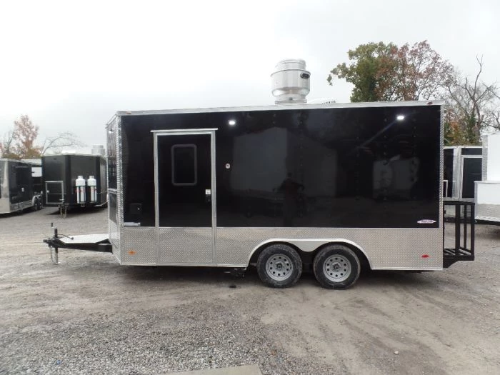 8.5' x 16' Black Event Catering Concession Food Trailer 21 8.5' x 16' Black Event Catering Concession Food Trailer - Image 21