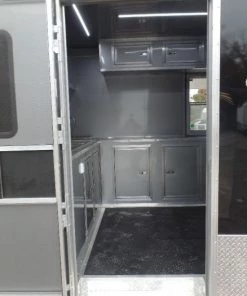 8.5' x 16' Black Event Catering Concession Food Trailer 62 8.5' x 16' Black Event Catering Concession Food Trailer -Cheap Concession Trailers Shop sam 8302 1