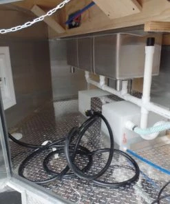 8.5' x 16' Concession Food Trailer White Event Catering -Cheap Concession Trailers Shop sam 8303