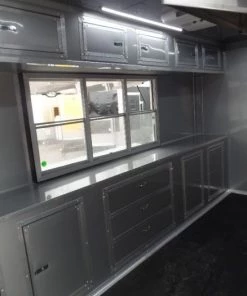 8.5' x 16' Black Event Catering Concession Food Trailer 58 8.5' x 16' Black Event Catering Concession Food Trailer -Cheap Concession Trailers Shop sam 8303 1