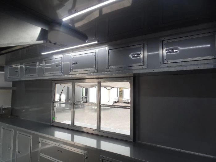 8.5' x 16' Black Event Catering Concession Food Trailer 12 8.5' x 16' Black Event Catering Concession Food Trailer - Image 12