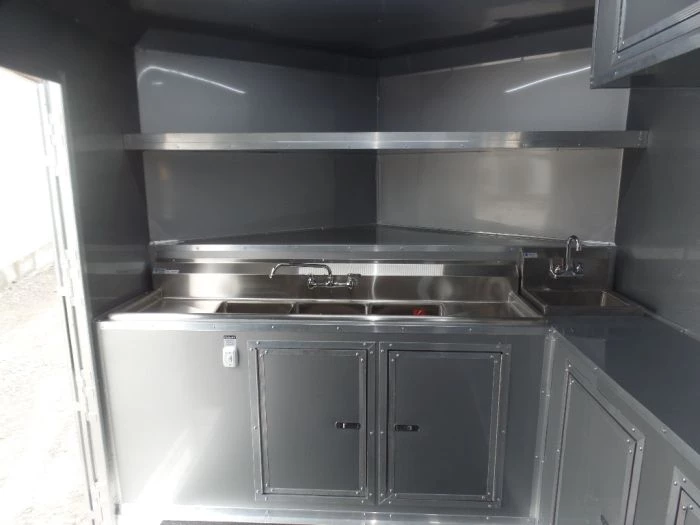 8.5' x 16' Black Event Catering Concession Food Trailer 15 8.5' x 16' Black Event Catering Concession Food Trailer - Image 15