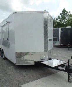 8.5' x 18' Concession Trailer White Food Event Catering 28 8.5' x 18' Concession Trailer White Food Event Catering -Cheap Concession Trailers Shop sam 8318