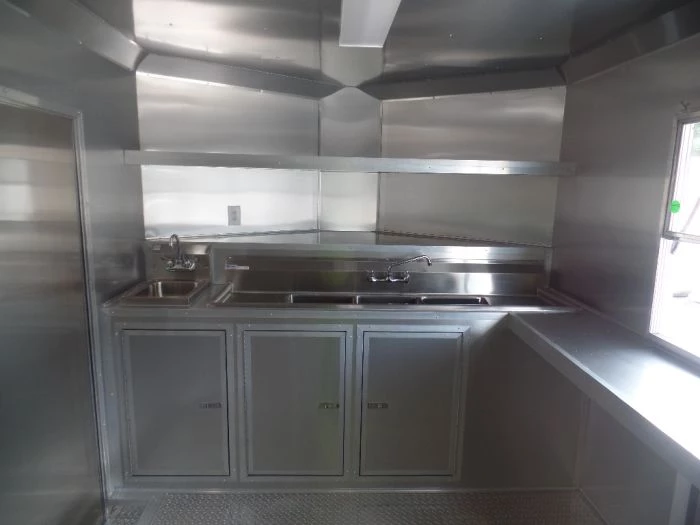 8.5' x 18' Concession Trailer White Food Event Catering 15 8.5' x 18' Concession Trailer White Food Event Catering - Image 15