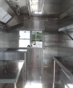 8.5' x 16' Concession Trailer Food Orange Event Catering -Cheap Concession Trailers Shop sam 8348