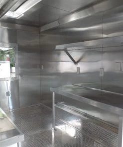 8.5' x 16' Concession Trailer Food Orange Event Catering -Cheap Concession Trailers Shop sam 8351