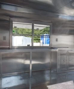 8.5' x 20' Concession Food Trailer White Event Catering -Cheap Concession Trailers Shop sam 8425