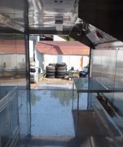 8.5' x 20' Concession Food Trailer White Event Catering -Cheap Concession Trailers Shop sam 8426