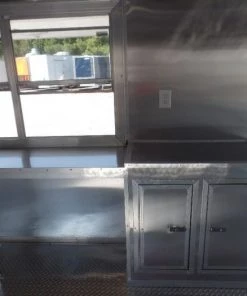 8.5' x 20' Concession Food Trailer White Event Catering -Cheap Concession Trailers Shop sam 8436