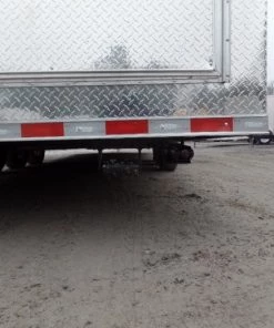 8.5' x 32' White Food Concession Trailer With Appliances -Cheap Concession Trailers Shop sam 8438 1