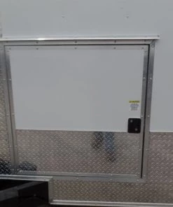 8.5' x 32' White Food Concession Trailer With Appliances -Cheap Concession Trailers Shop sam 8443