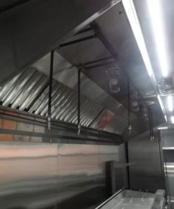 8.5' x 32' White Food Concession Trailer With Appliances -Cheap Concession Trailers Shop sam 8451