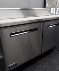 8.5' x 32' White Food Concession Trailer With Appliances -Cheap Concession Trailers Shop sam 8458