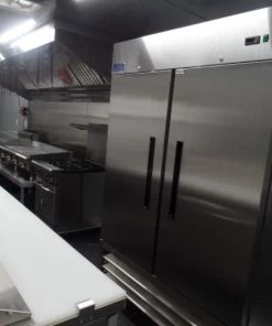 8.5' x 32' White Food Concession Trailer With Appliances -Cheap Concession Trailers Shop sam 8461