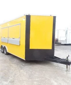 8.5' x 20' Penske Yellow Food Concession Trailer -Cheap Concession Trailers Shop sam 8467