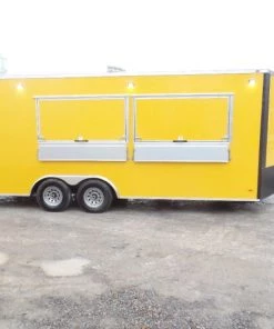 8.5' x 20' Penske Yellow Food Concession Trailer -Cheap Concession Trailers Shop sam 8468