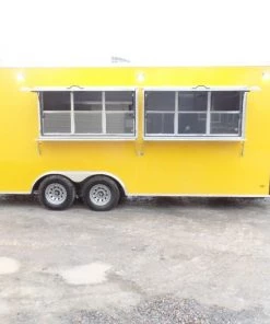 8.5' x 20' Penske Yellow Food Concession Trailer -Cheap Concession Trailers Shop sam 8471