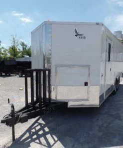 8.5' x 20' Concession Food Trailer White Event Catering -Cheap Concession Trailers Shop sam 8476